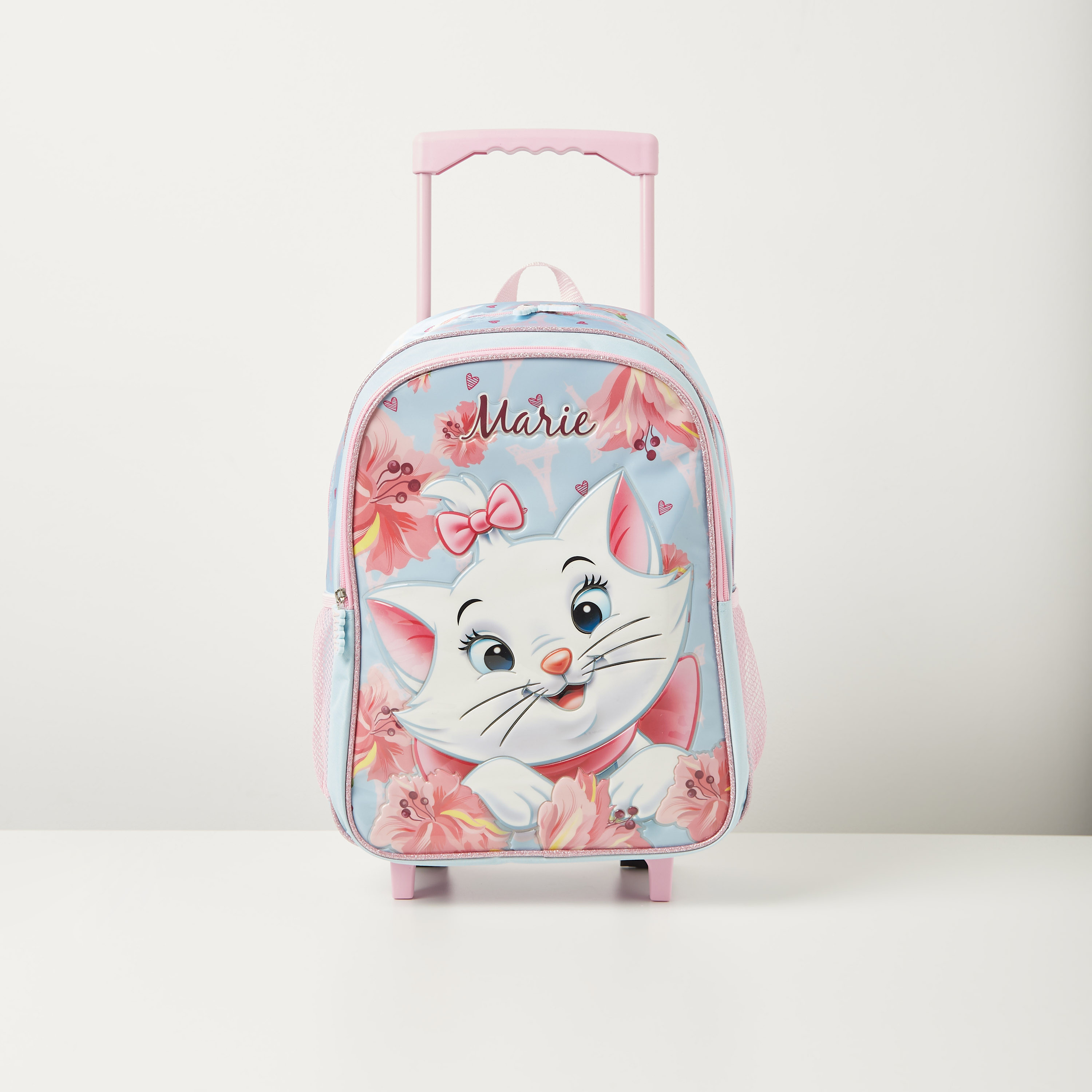 Marie 5-Piece Printed Trolley Backpack - 16 inches-school-bagsandbackpacks-trolleybags-image-2