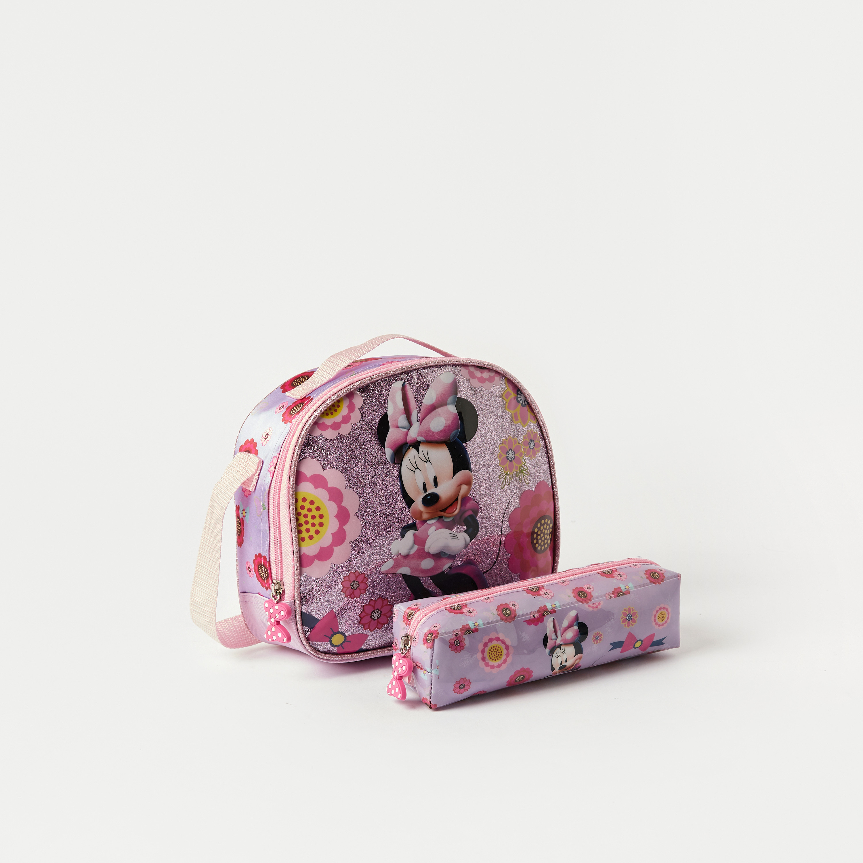 Disney Minnie Mouse Print 5-Piece Trolley Backpack Set - 16 inches-school-bagsandbackpacks-trolleybags-image-3