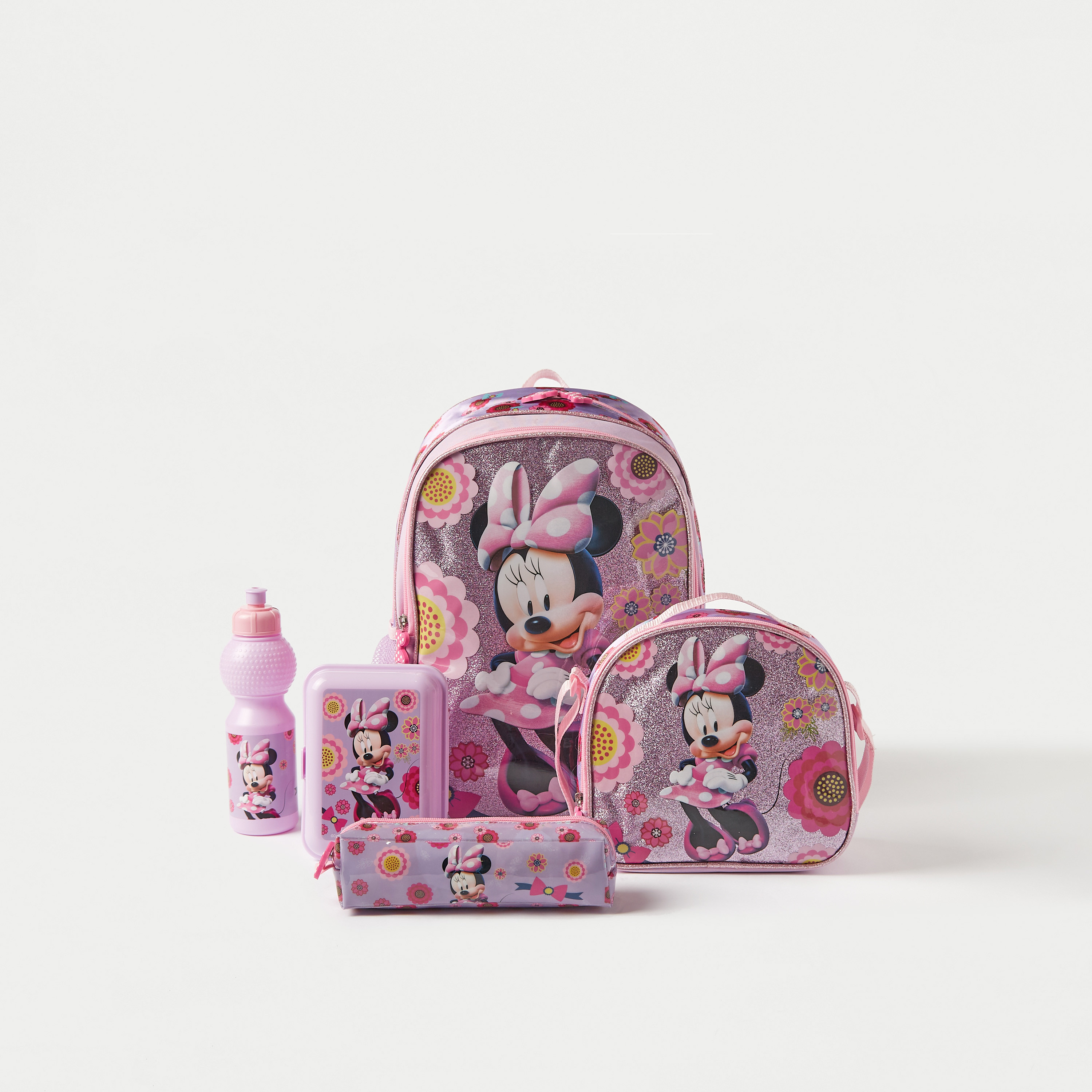 Minnie mouse backpack with hotsell lunch bag