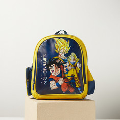 Dragon Ball Z Printed Backpack - 14 inches