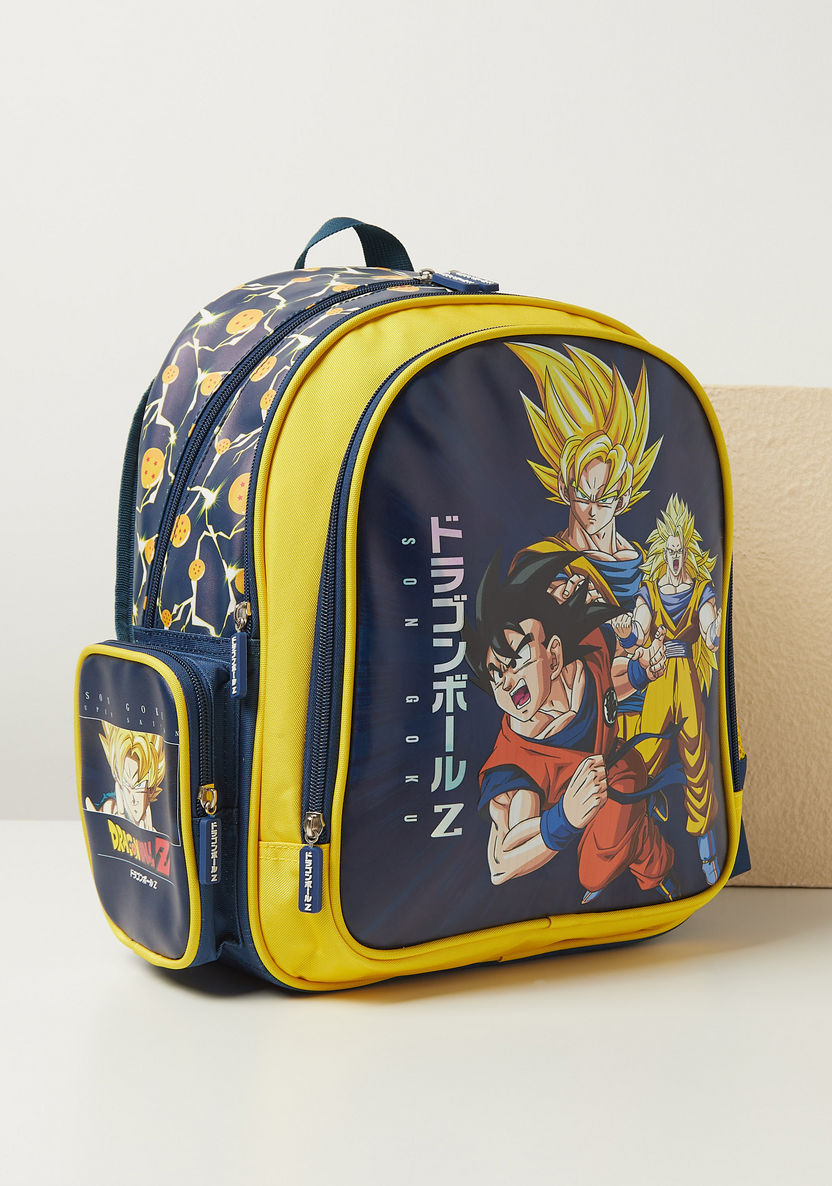 Dragon Ball Z Printed Backpack - 14 inches-Backpacks-image-2