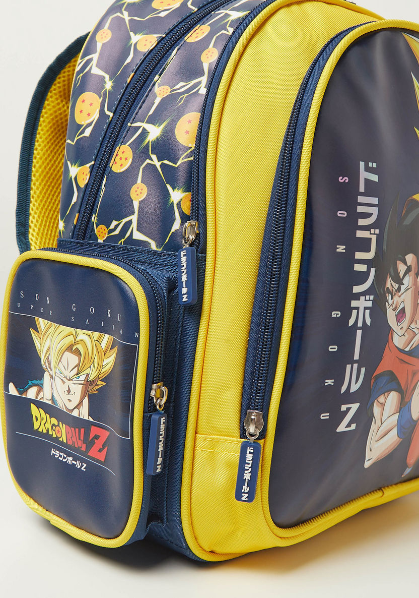 Dragon Ball Z Printed Backpack - 14 inches-Backpacks-image-3