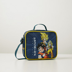 Dragon Ball Z Printed Lunch Bag with Zip Closure