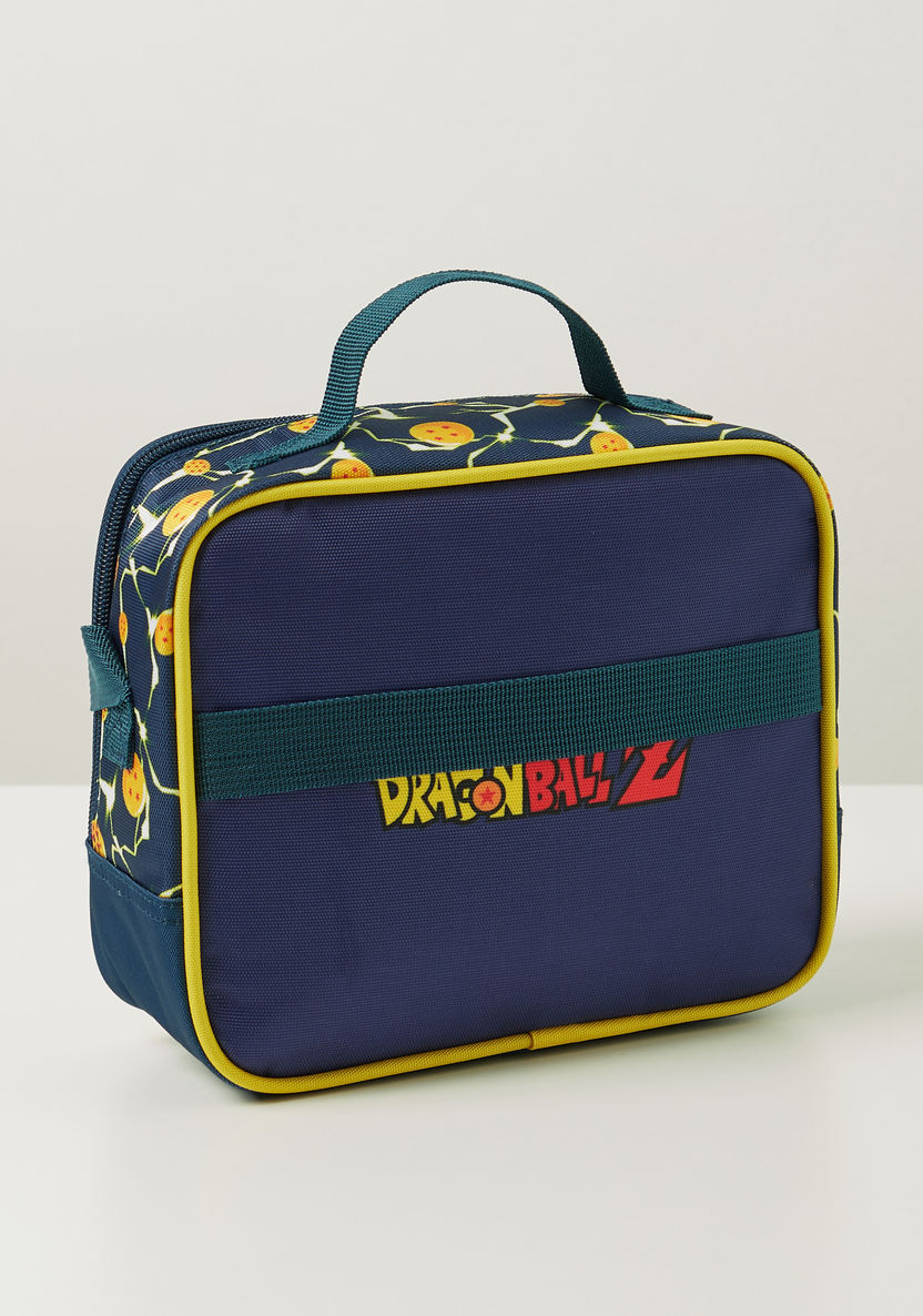 Dragon Ball Z Printed Lunch Bag with Zip Closure-Lunch Bags-image-1