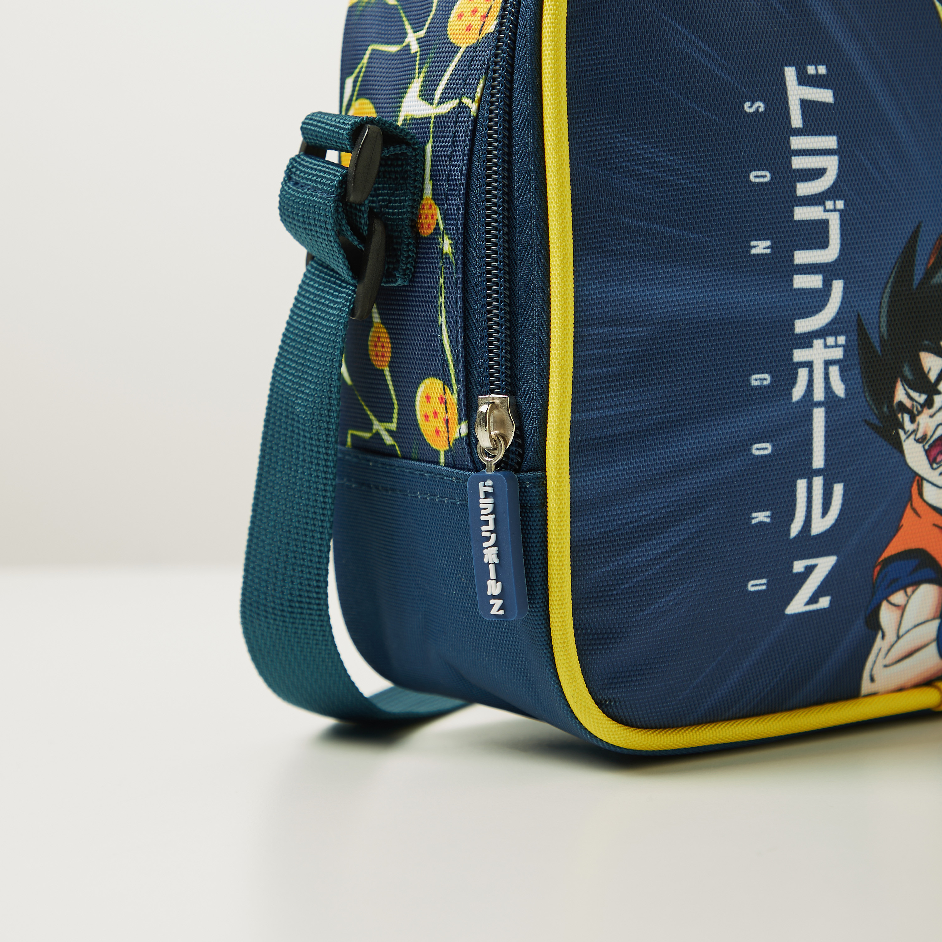 Dragon Ball Z Printed Lunch Bag with Zip Closure-school-lunchessentials-lunchbags-image-3