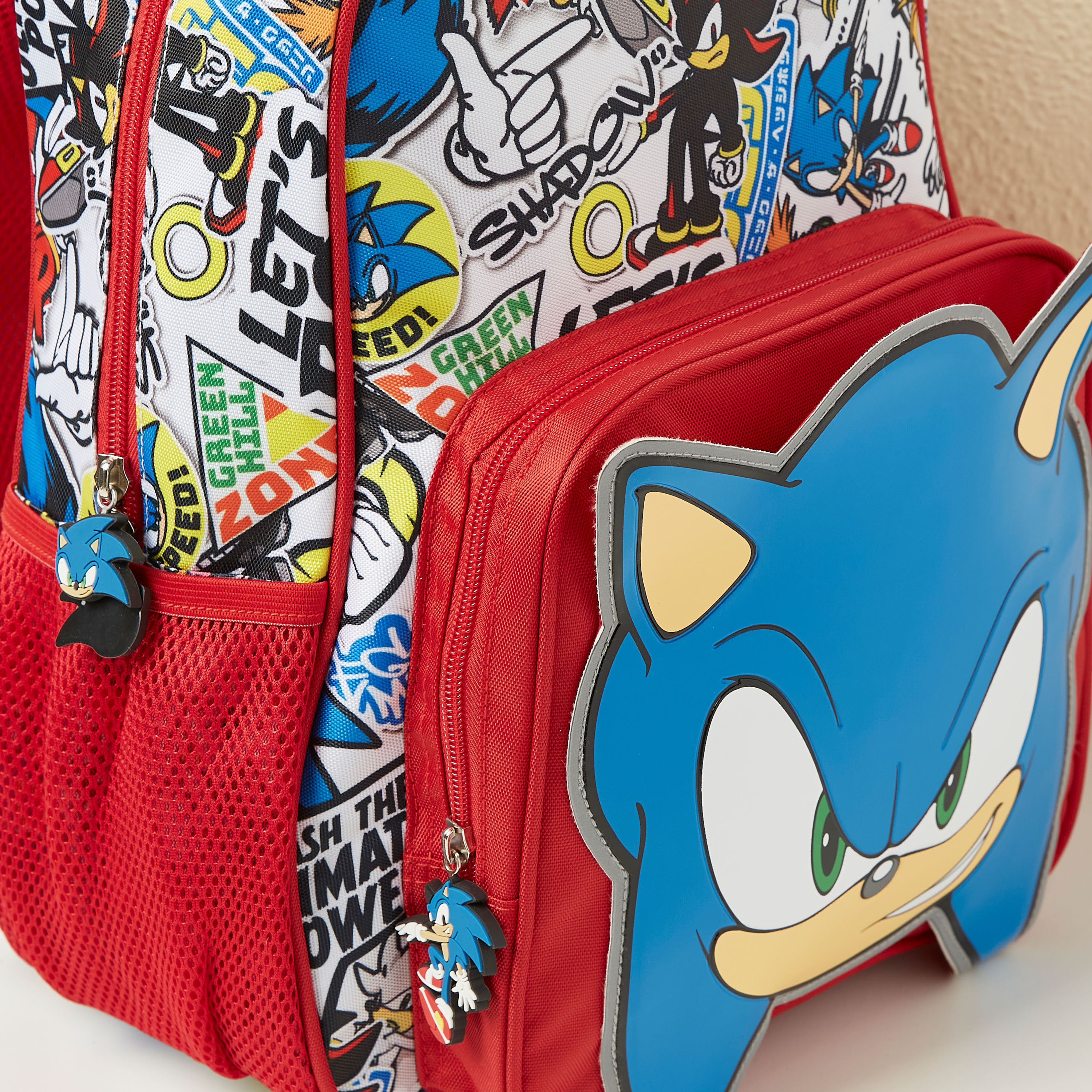شنطة ظهر بنمط سونيك ذا هيدجهوج ثلاثي الأبعاد - 14 بوصة-school-bagsandbackpacks-backpacks-image-4