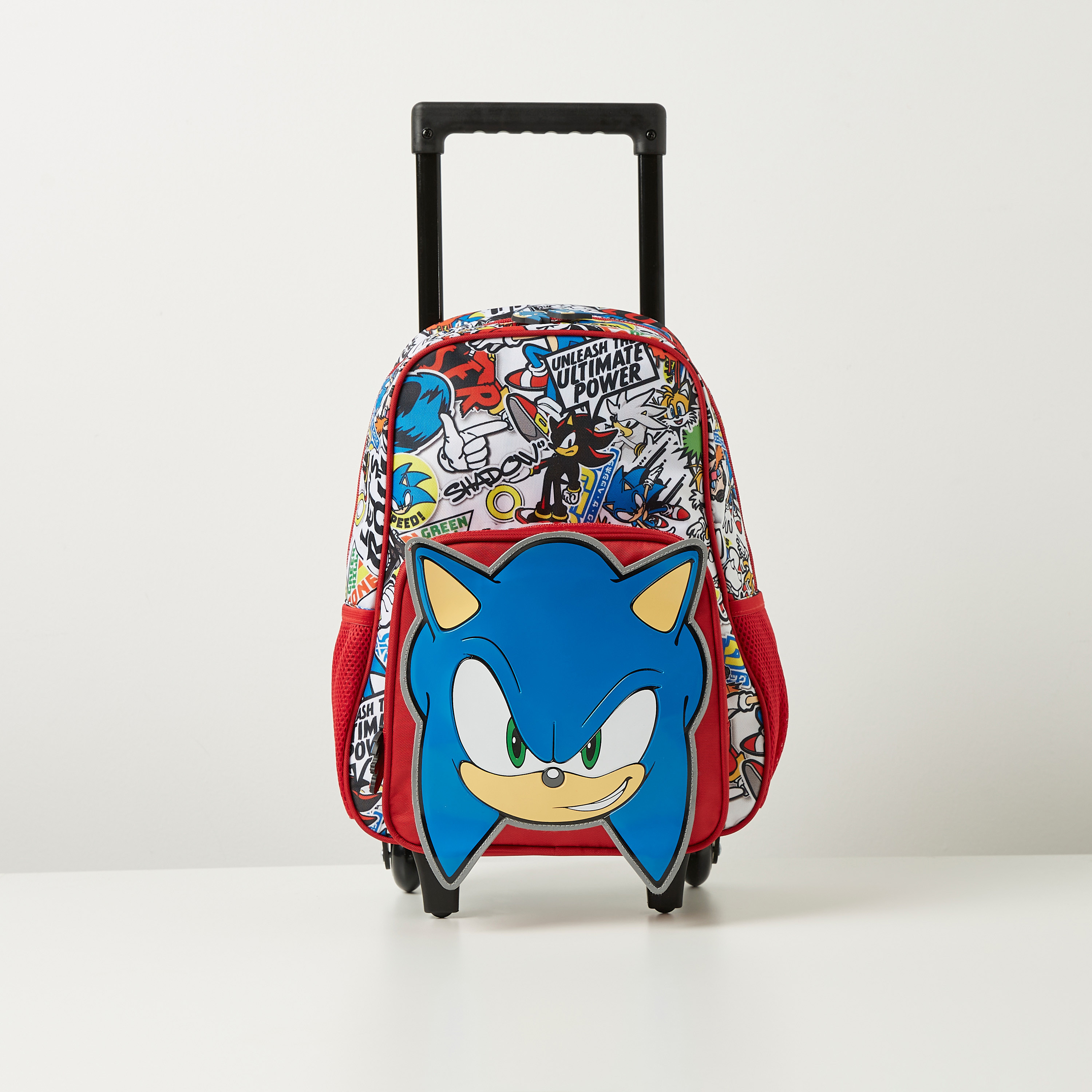 Buy Sonic the Hedgehog 3D Trolley Backpack 14 inches Online