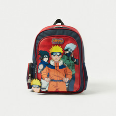 Naruto Graphic Print Backpack - 14 inches
