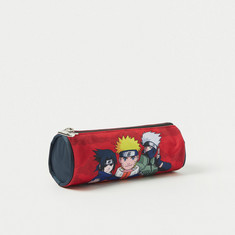 Naruto Printed Pencil Pouch with Zip Closure