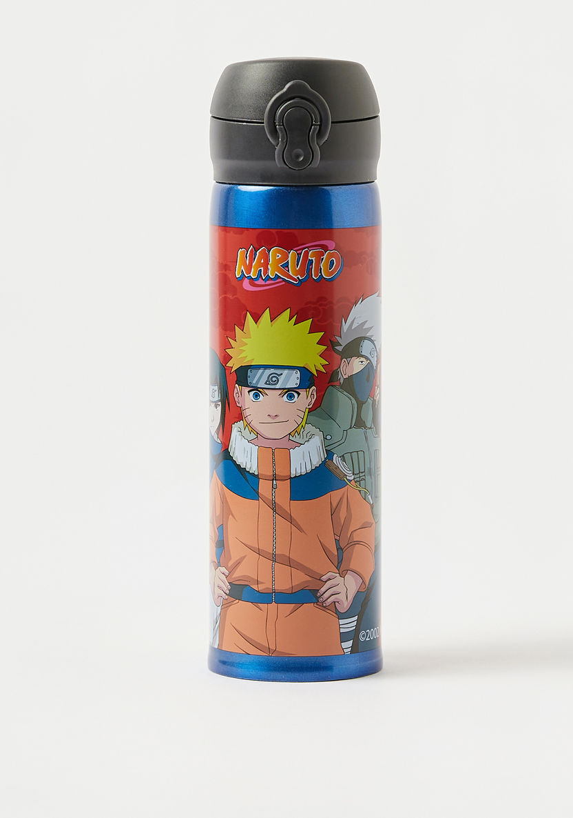 Naruto Printed Stainless Steel Water Bottle - 400 ml-Water Bottles-image-0