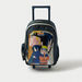 Naruto Print Trolley Backpack with Adjustable Shoulder Straps - 16 inches-Trolleys-thumbnail-0