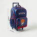 Hollywood Magic Bleach Print Trolley Backpack with Wheels - 18 inches-Trolleys-thumbnail-1