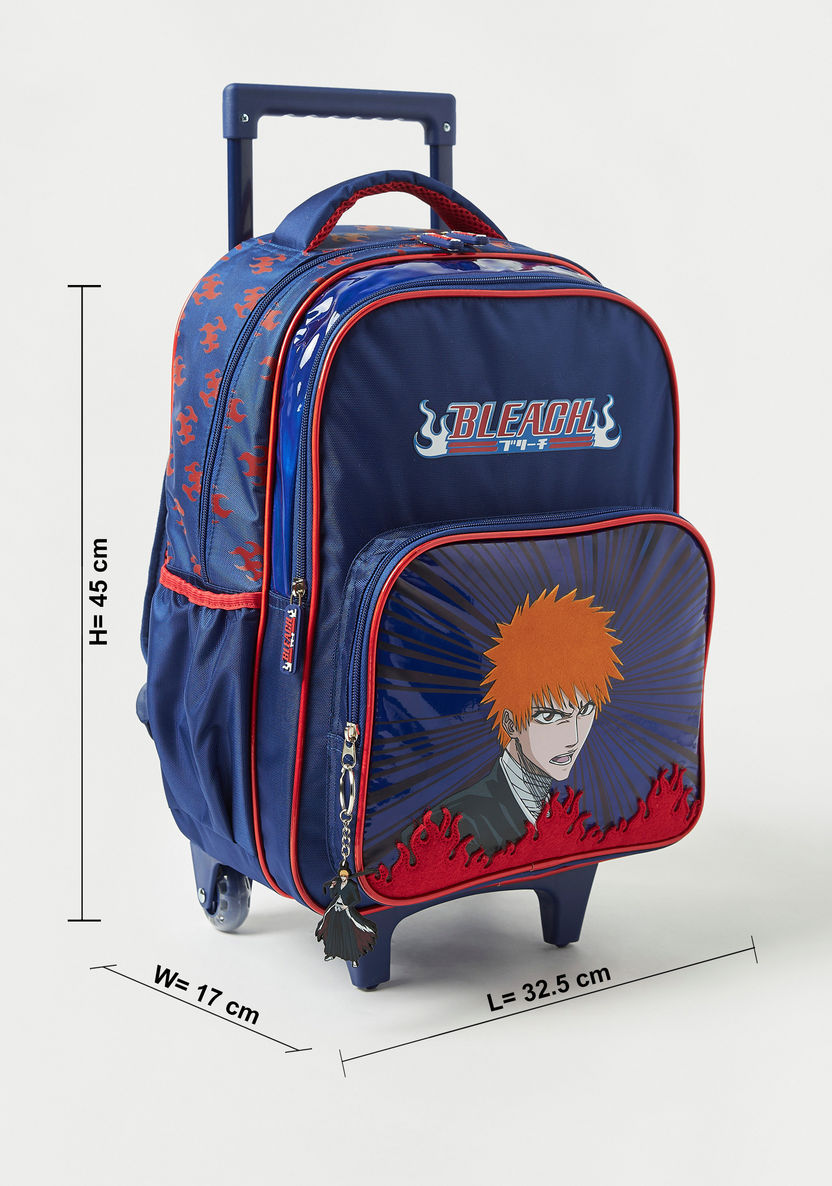 Hollywood Magic Bleach Print Trolley Backpack with Wheels - 16 inches-Trolleys-image-1