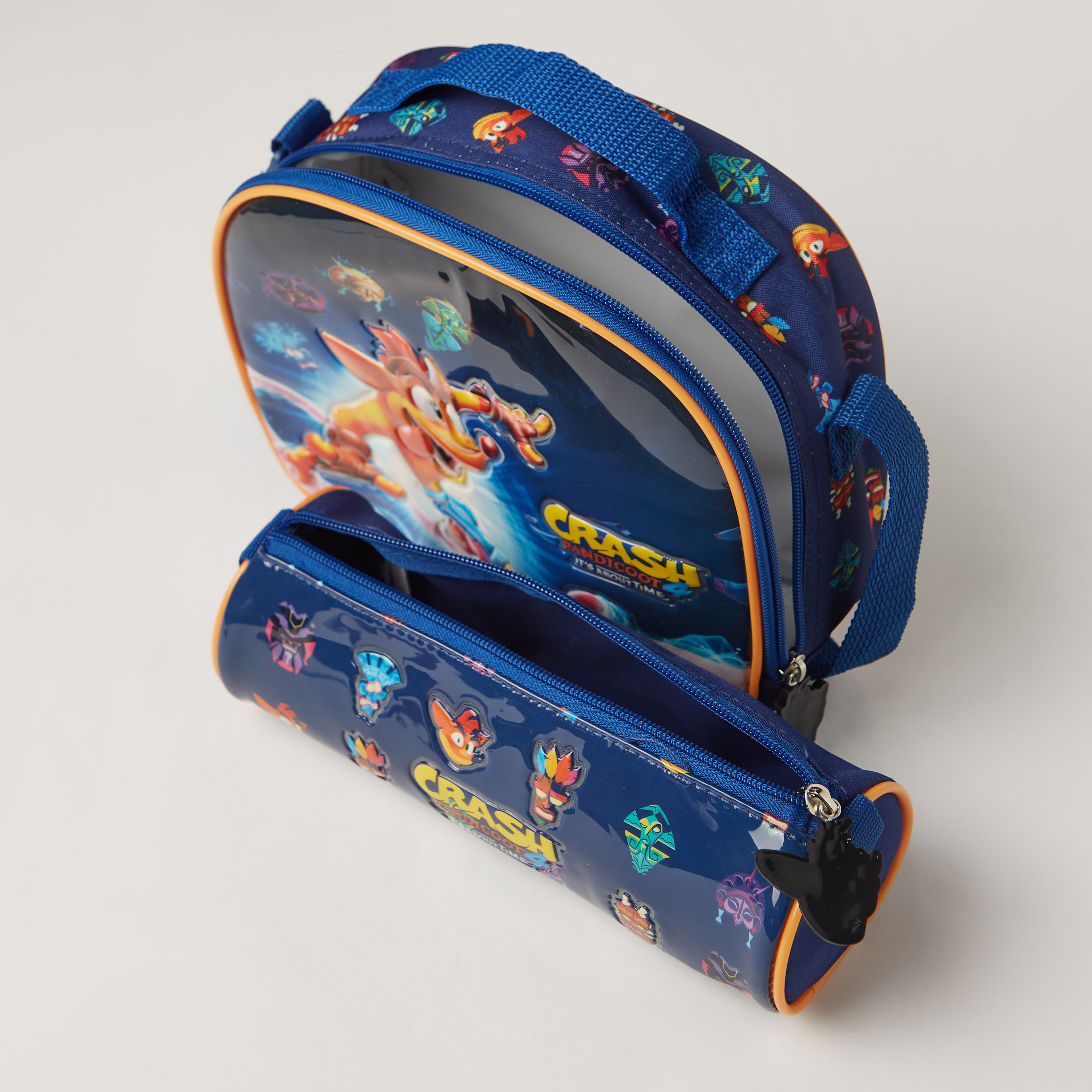 طقم شنطة ظهر ترولي 5 قطع بطبعات من هوليوود ماجيك - 16 بوصة-school-bagsandbackpacks-backpacks-image-11