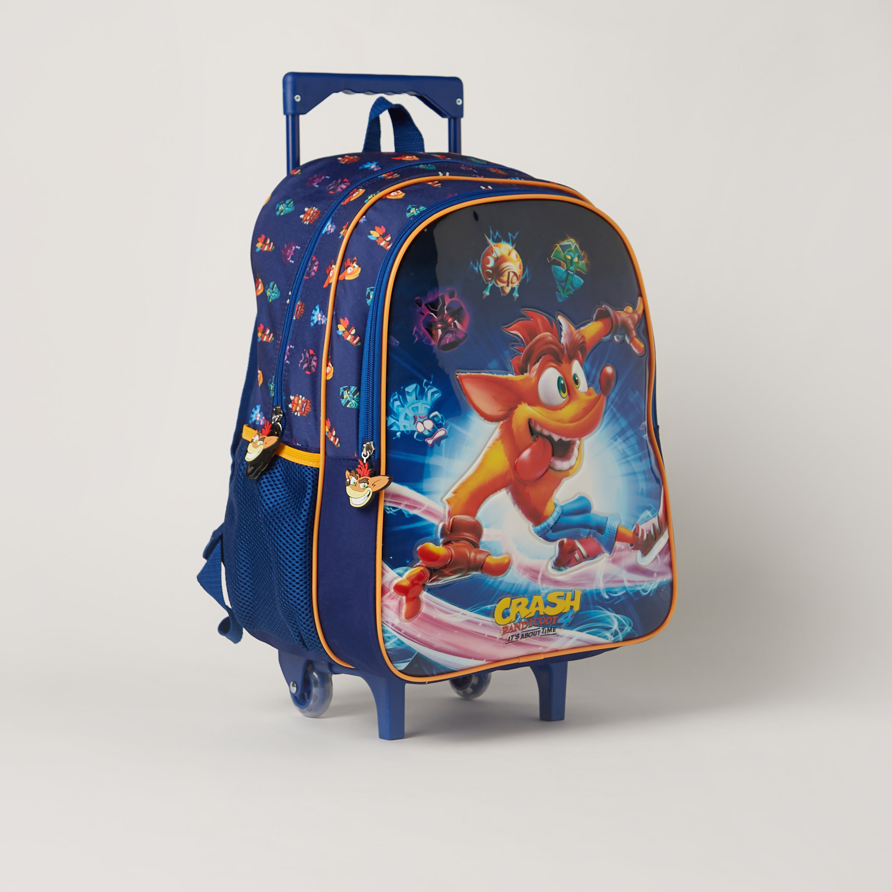 Hollywood Magic 5-Piece Crash Bandicoot Print Trolley Backpack Set - 16 inches-school-bagsandbackpacks-trolleybags-image-5
