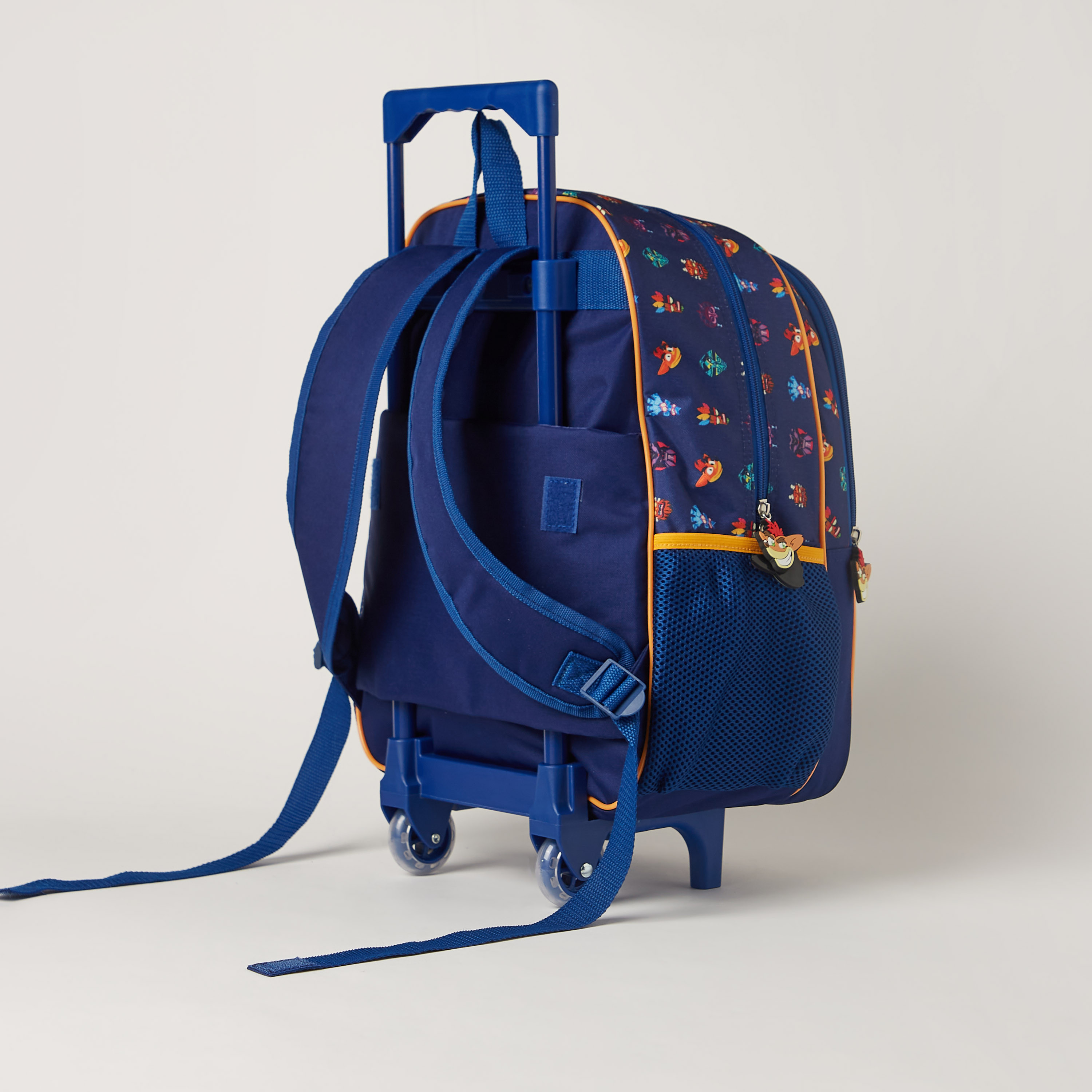 Hollywood Magic 5-Piece Crash Bandicoot Print Trolley Backpack Set - 16 inches-school-bagsandbackpacks-trolleybags-image-8
