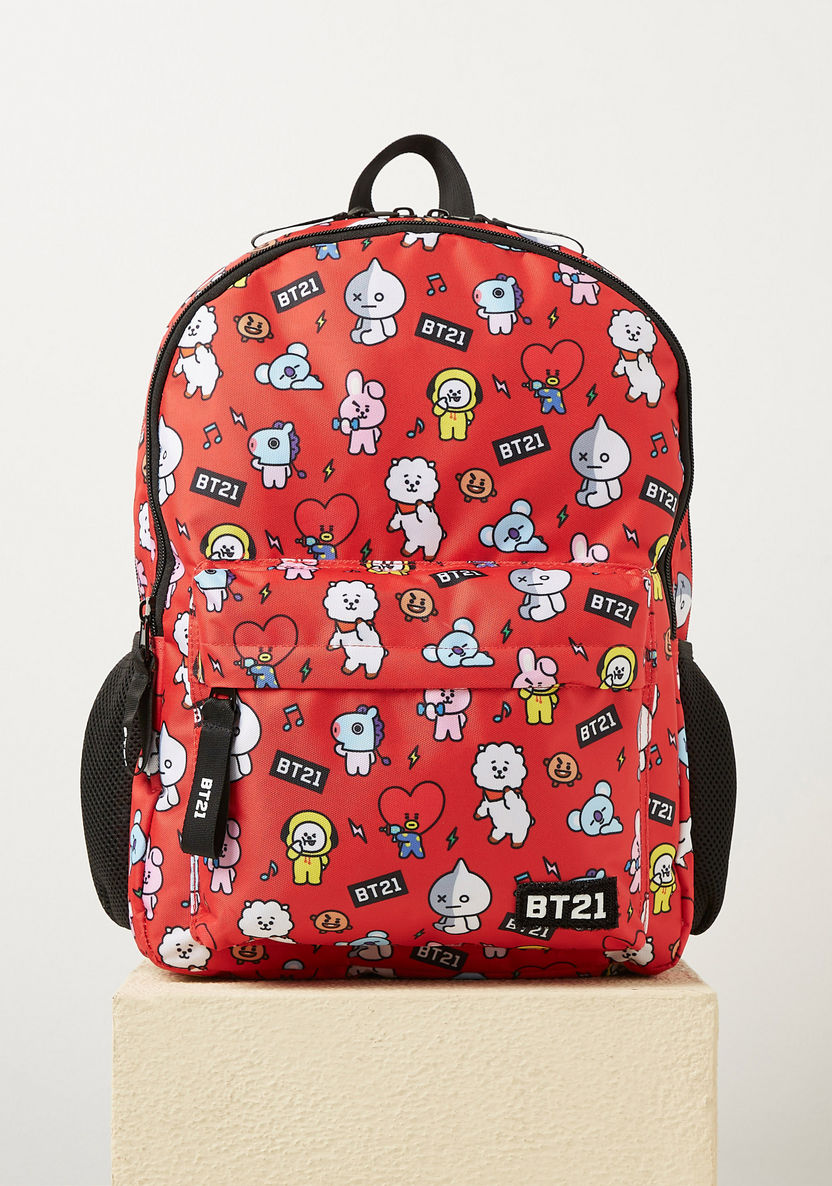 BT21 All-Over Print Backpack - 16 inches-Backpacks-image-0