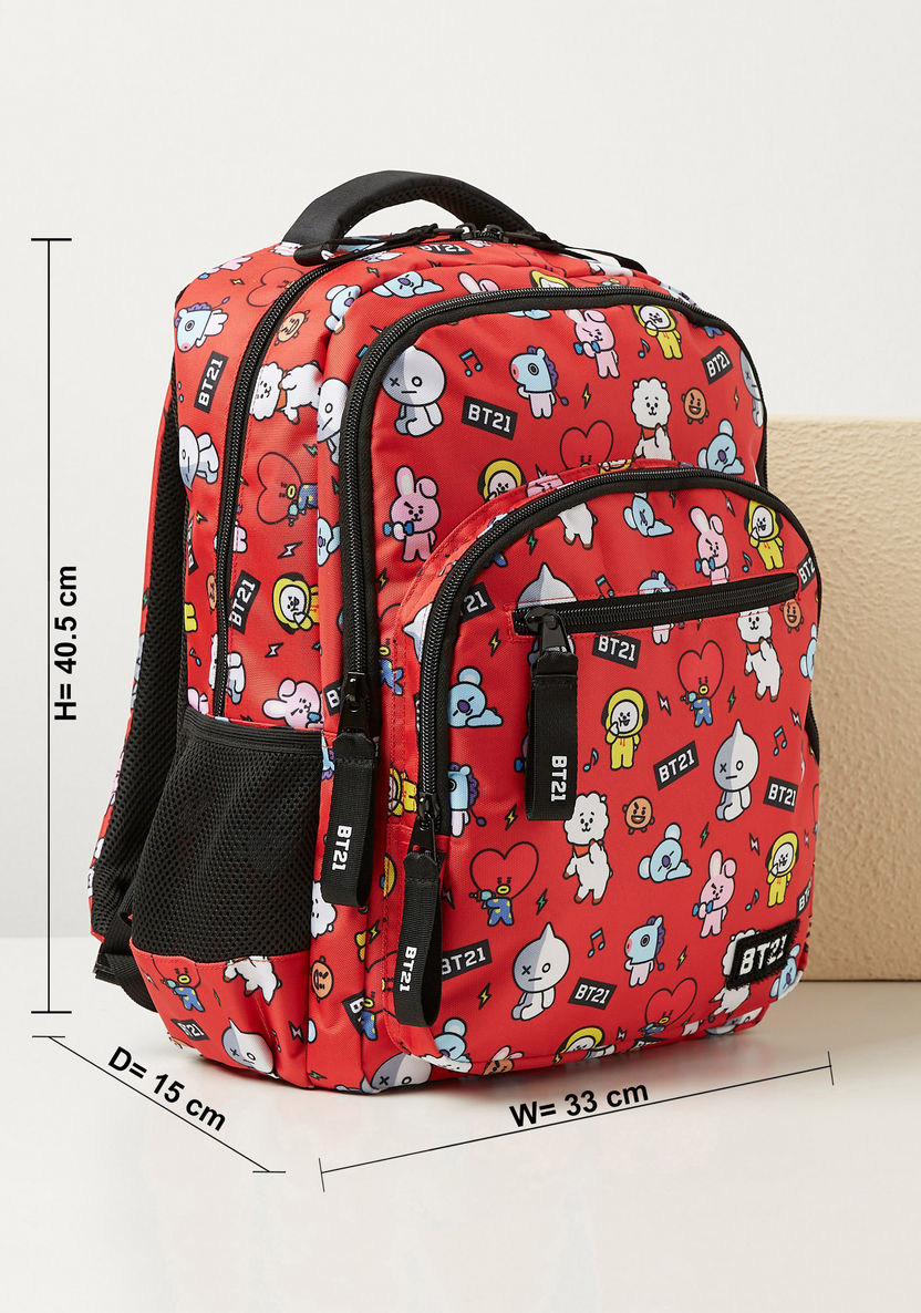 BT21 All-Over Print Backpack - 16 inches-Backpacks-image-1