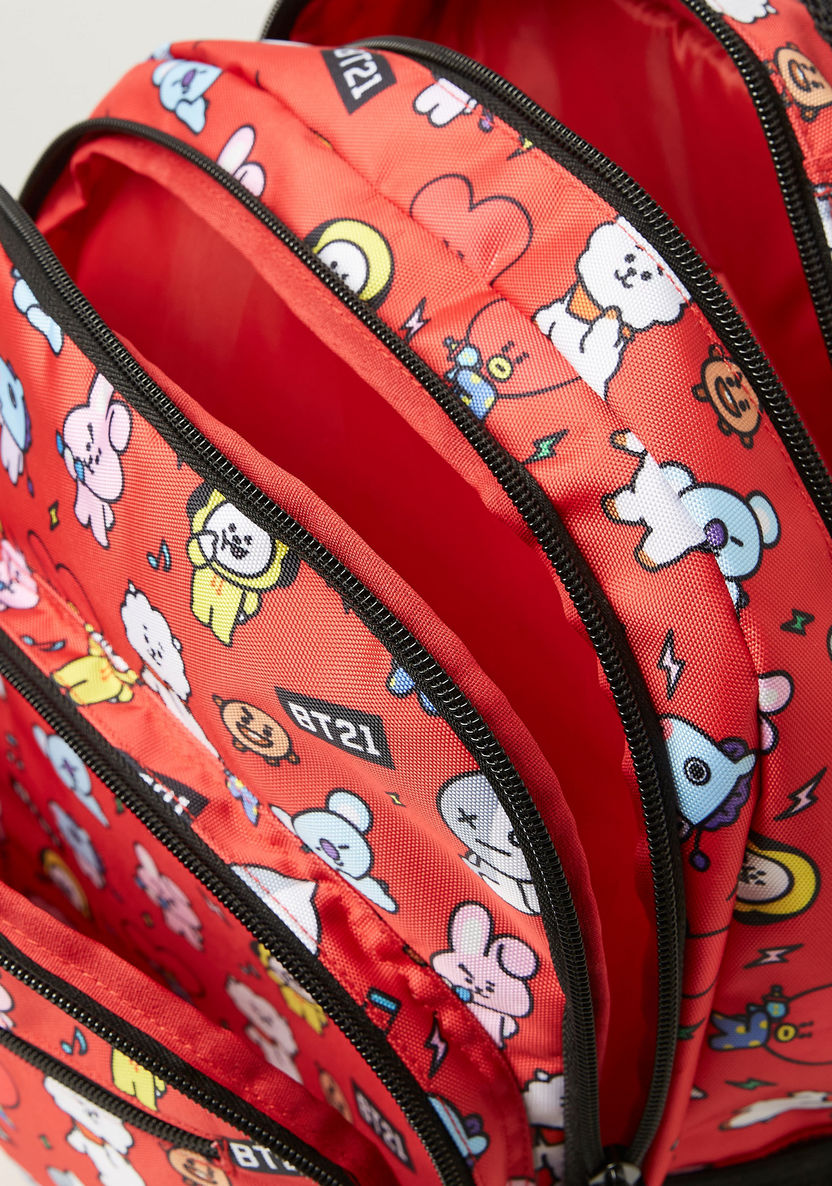 BT21 All-Over Print Backpack - 16 inches-Backpacks-image-5