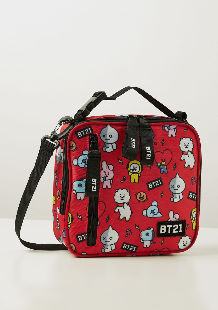BT21 All-Over Print Lunch Bag with Detachable Strap-Lunch Bags-image-0