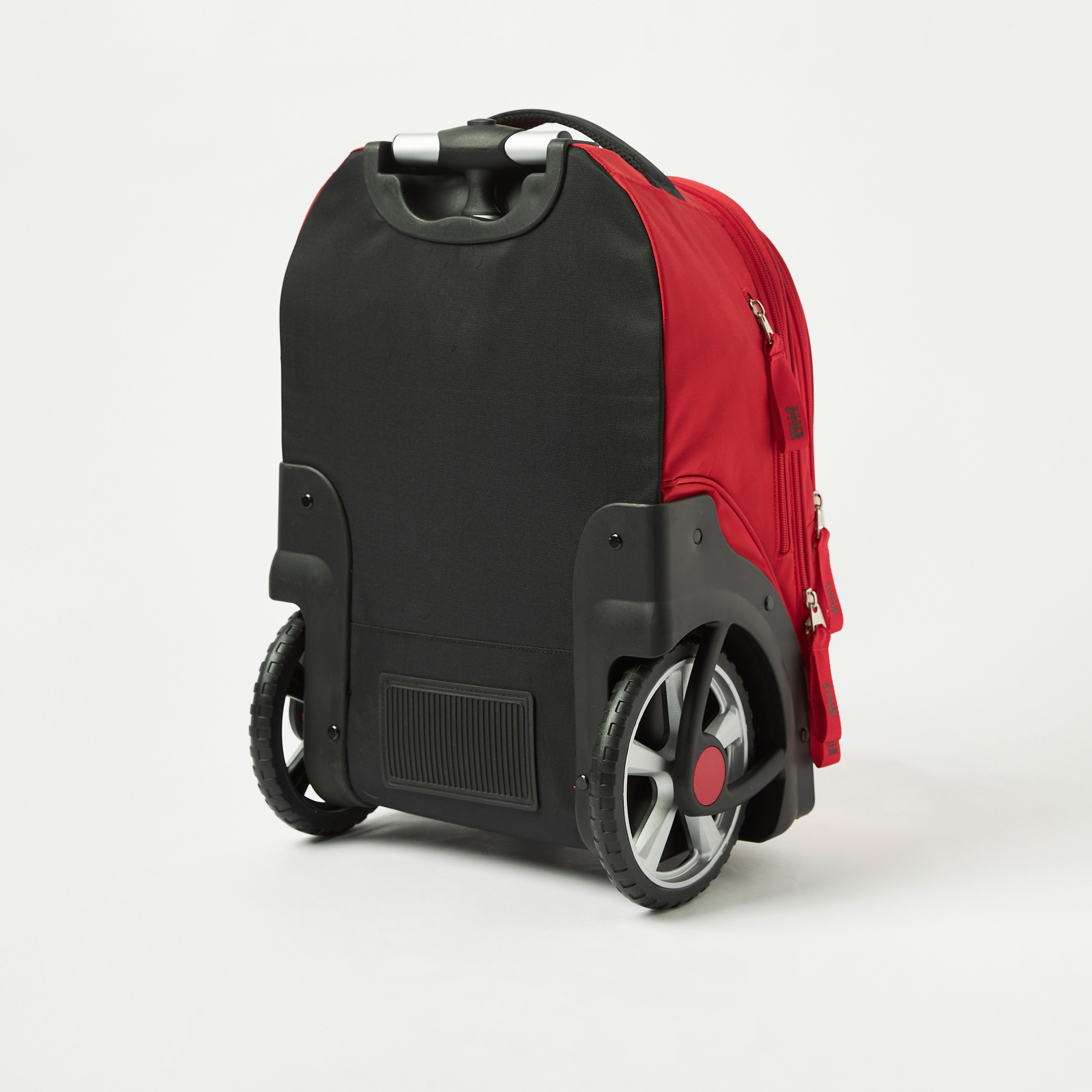 Hello Kitty Applique Detail Trolley Backpack with Big Wheels - 18 inches-school-bagsandbackpacks-trolleybags-image-6