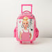 Barbie Printed Trolley Backpack with Retractable Handle and Wheels - 16 inches-Trolleys-thumbnailMobile-0