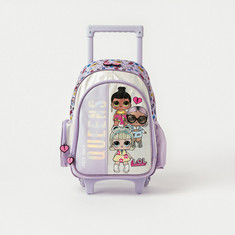 First Kid L.O.L. Surprise! Print Trolley Backpack with Wheels - 14 inches