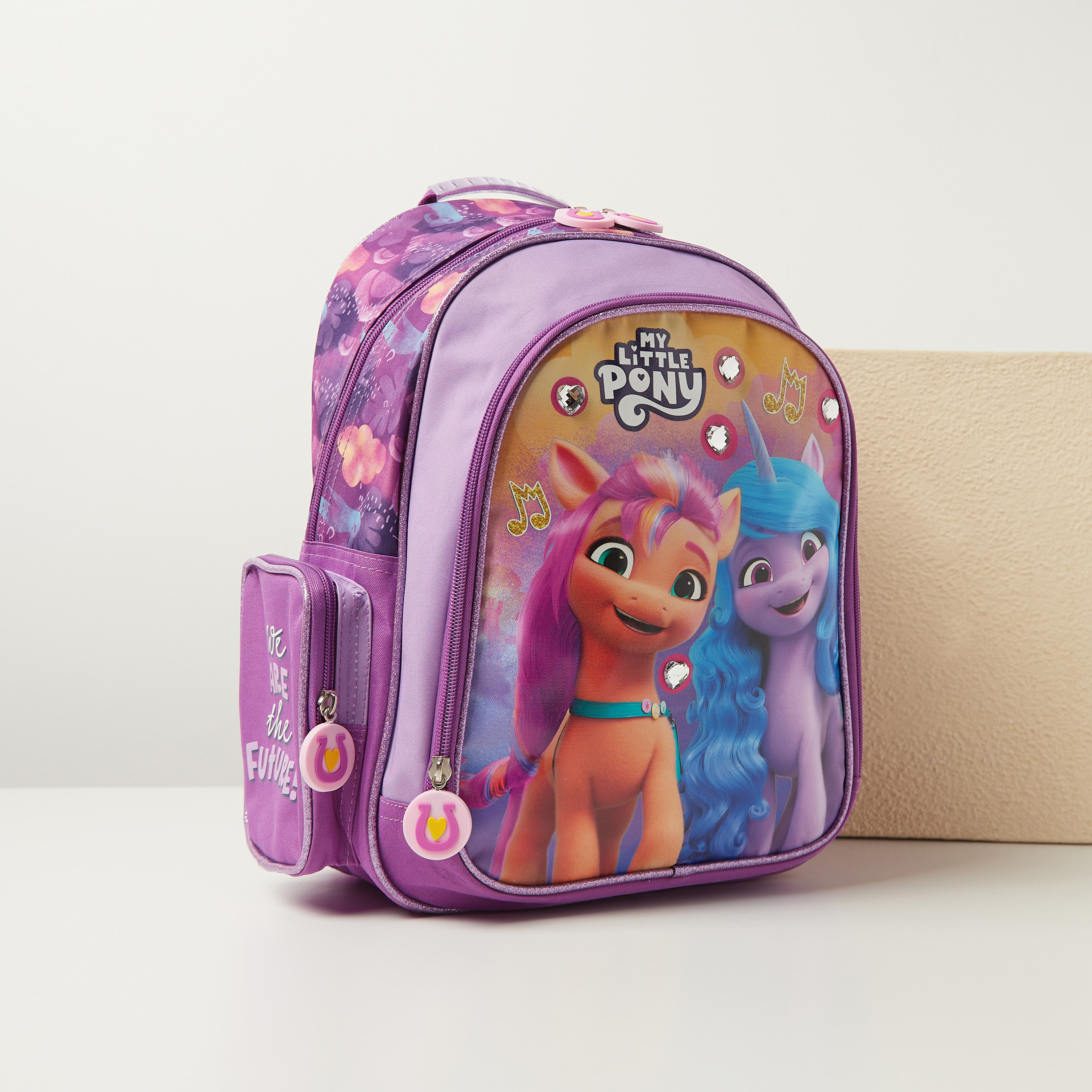 My Little Pony Print Backpack with Adjustable Shoulder Straps - 14 inches-school-bagsandbackpacks-backpacks-image-2