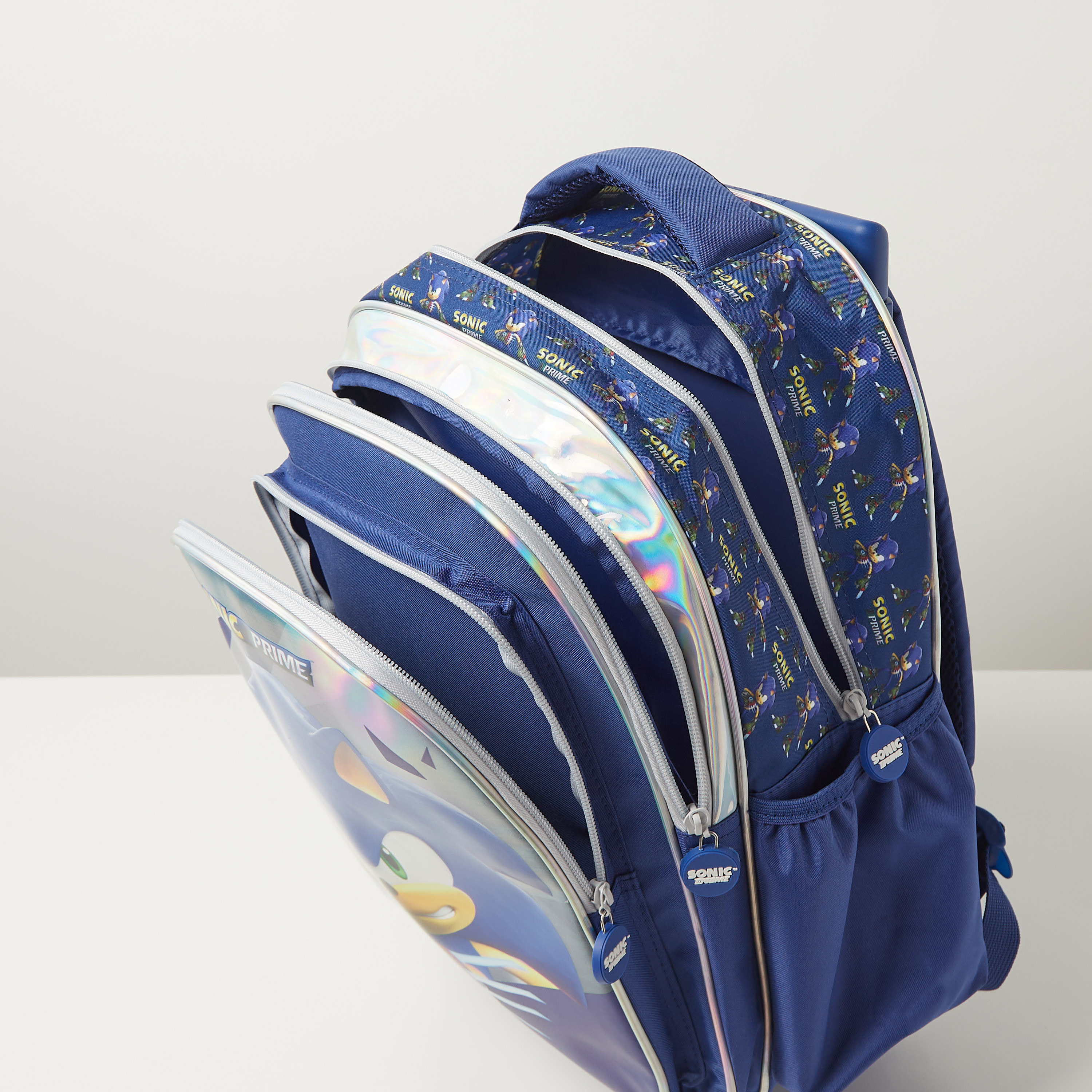 شنطة ظهر ترولي بطبعات ومقبض قابل للسحب وعجلات - 16 بوصة-school-bagsandbackpacks-trolleybags-image-5