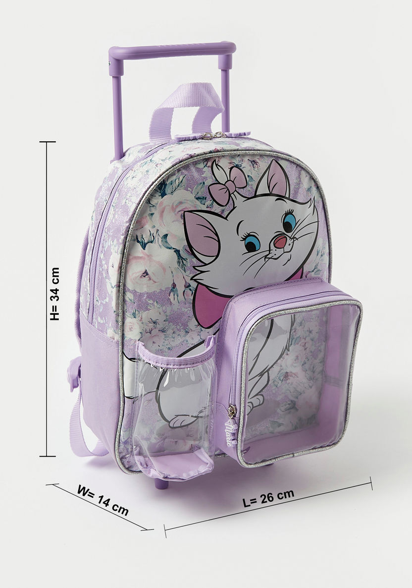 Marie Print 3-Piece Trolley Backpack Set - 14 inches-School Sets-image-1