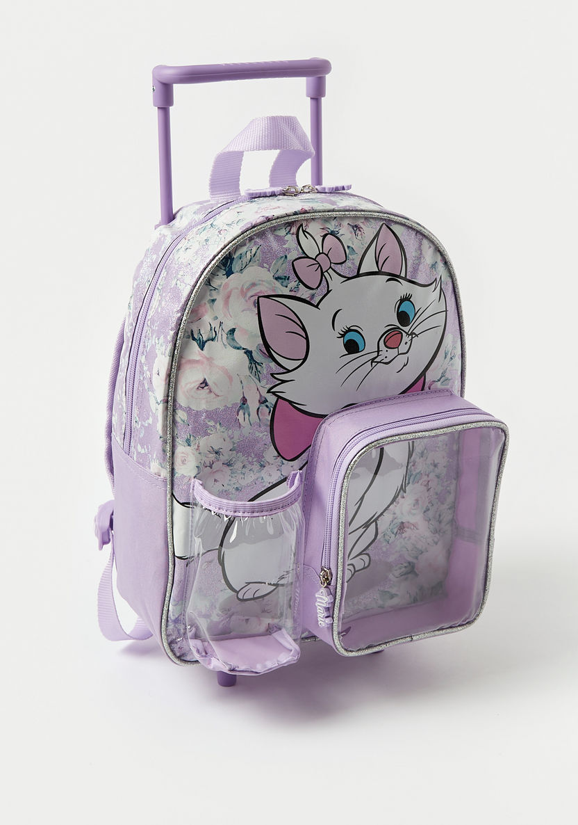Marie Print 3-Piece Trolley Backpack Set - 14 inches-School Sets-image-4