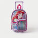 Disney Little Mermaid Print 3-Piece Trolley Backpack Set - 14 inches-School Sets-thumbnailMobile-2