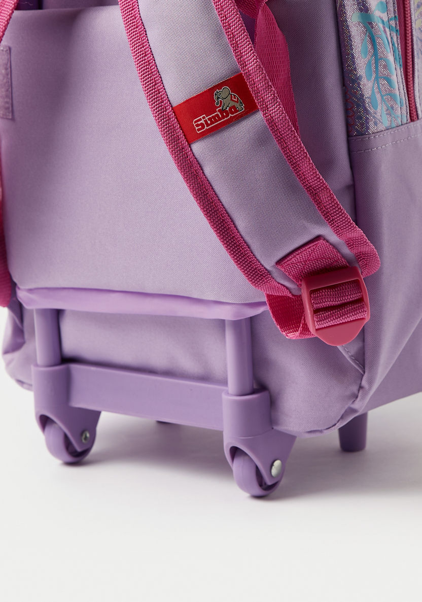 Disney Little Mermaid Print 3-Piece Trolley Backpack Set - 14 inches-School Sets-image-6