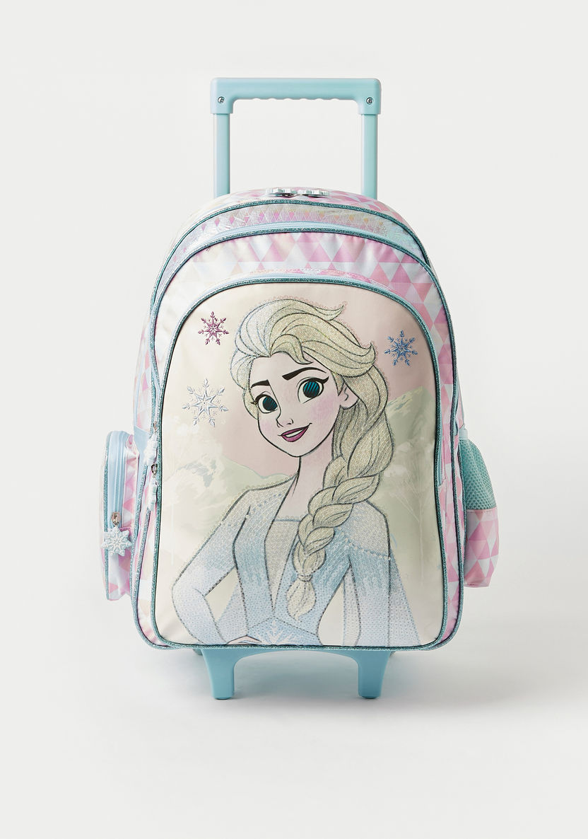 Disney Frozen Sequinned Trolley Backpack with Adjustable Shoulder Straps - 18 inches-Trolleys-image-0