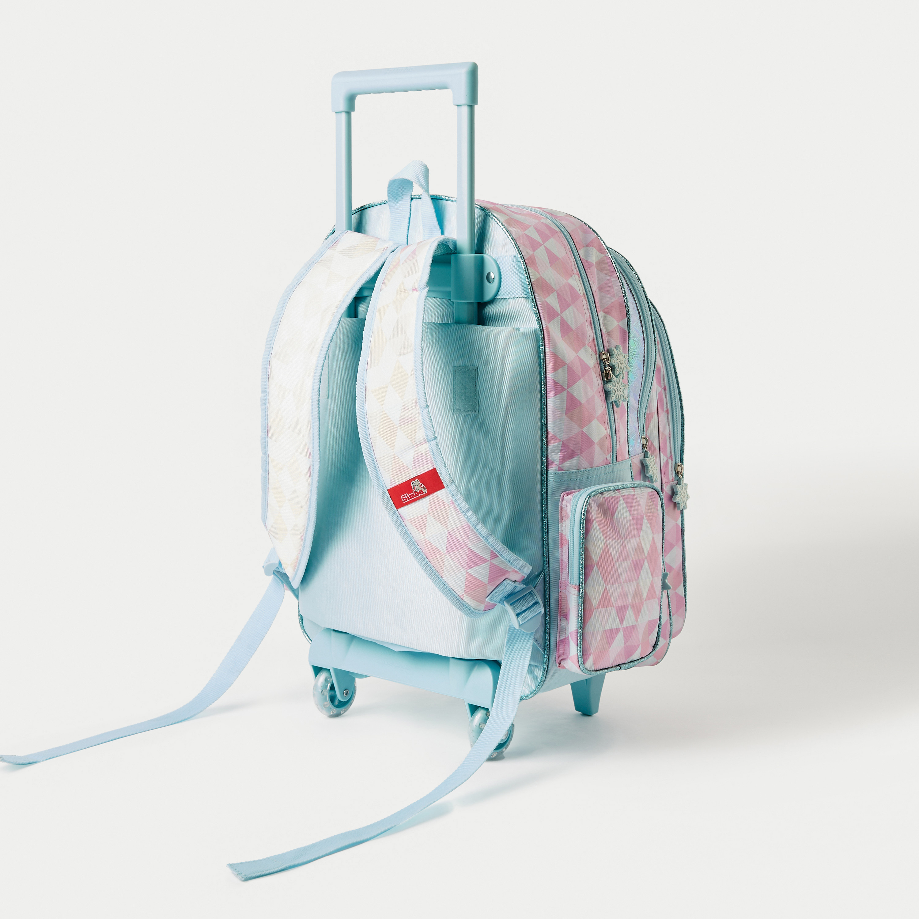 Disney Frozen Sequinned Trolley Backpack with Adjustable Shoulder Straps - 18 inches-school-bagsandbackpacks-trolleybags-image-5