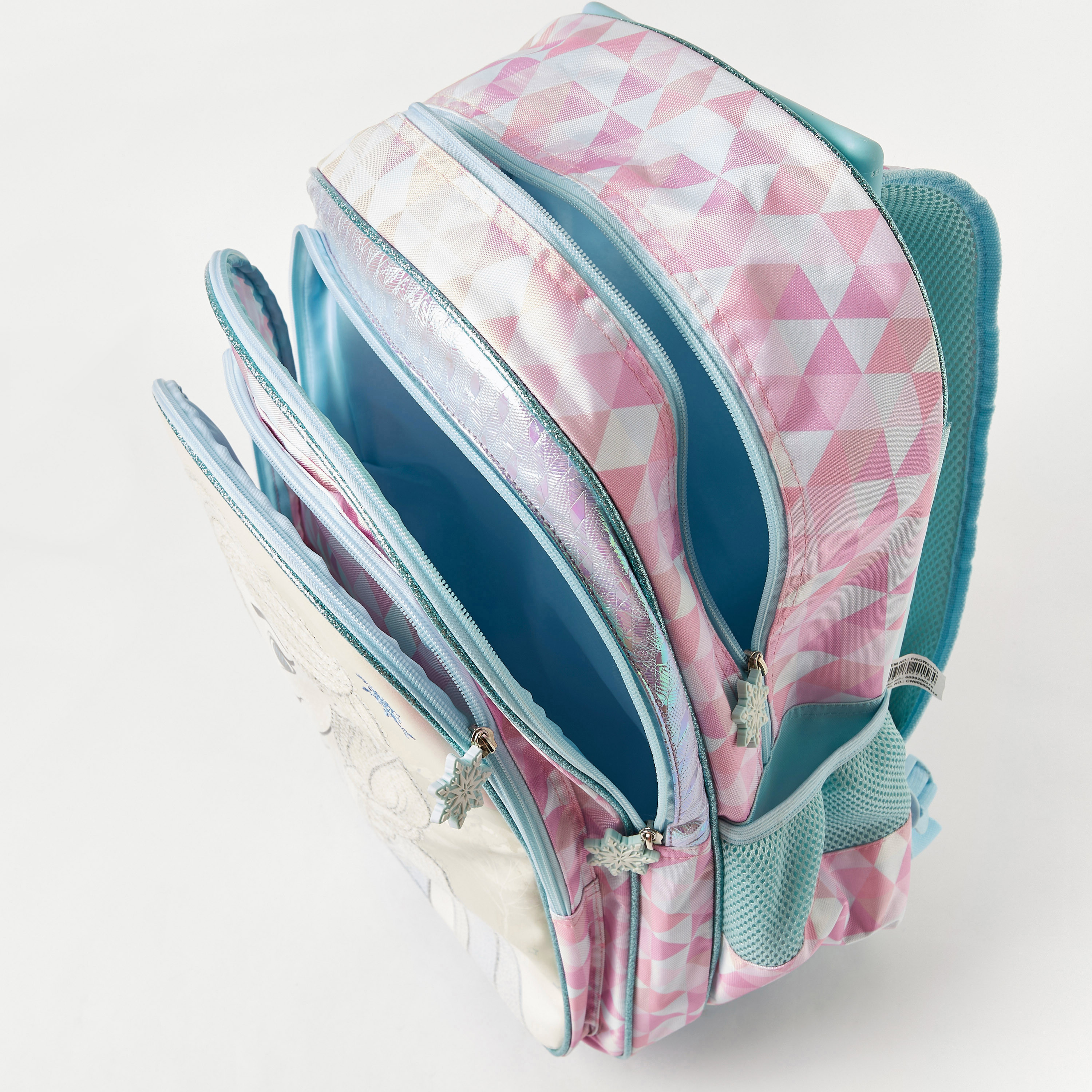Disney Frozen Sequinned Trolley Backpack with Adjustable Shoulder Straps - 18 inches-school-bagsandbackpacks-trolleybags-image-7