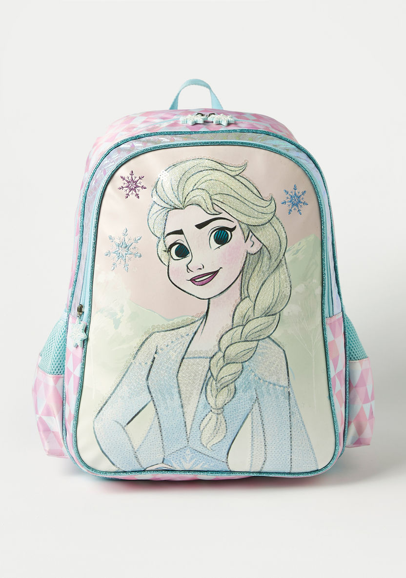Disney Frozen Glowing Embellished Backpack - 16 inches-Backpacks-image-0