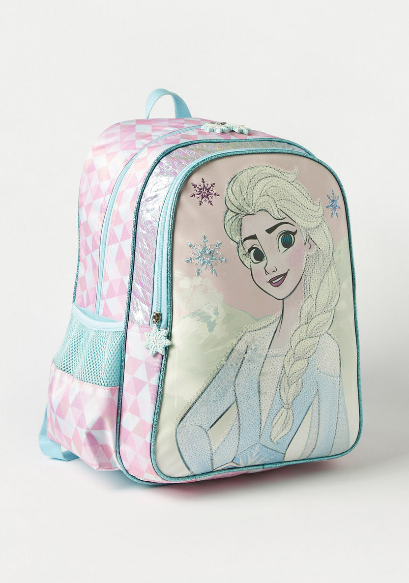 Disney Frozen Glowing Embellished Backpack - 16 inches-Backpacks-image-2
