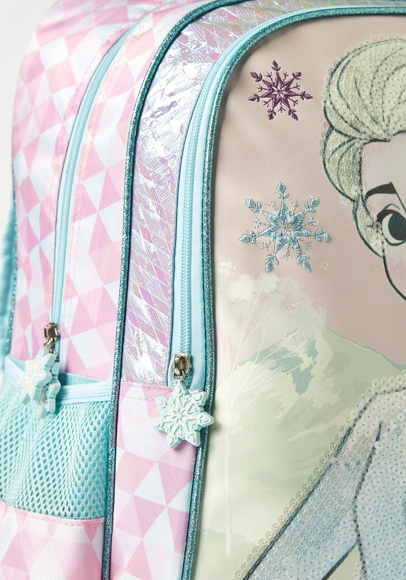 Disney Frozen Glowing Embellished Backpack - 16 inches-Backpacks-image-3