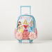 Disney Princess Print Trolley Backpack with Retractable Handle - 16 inches-Trolleys-thumbnail-0