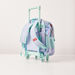 Disney Little Mermaid Print Trolley Backpack with Retractable Handle - 14 inches-Trolleys-thumbnail-4