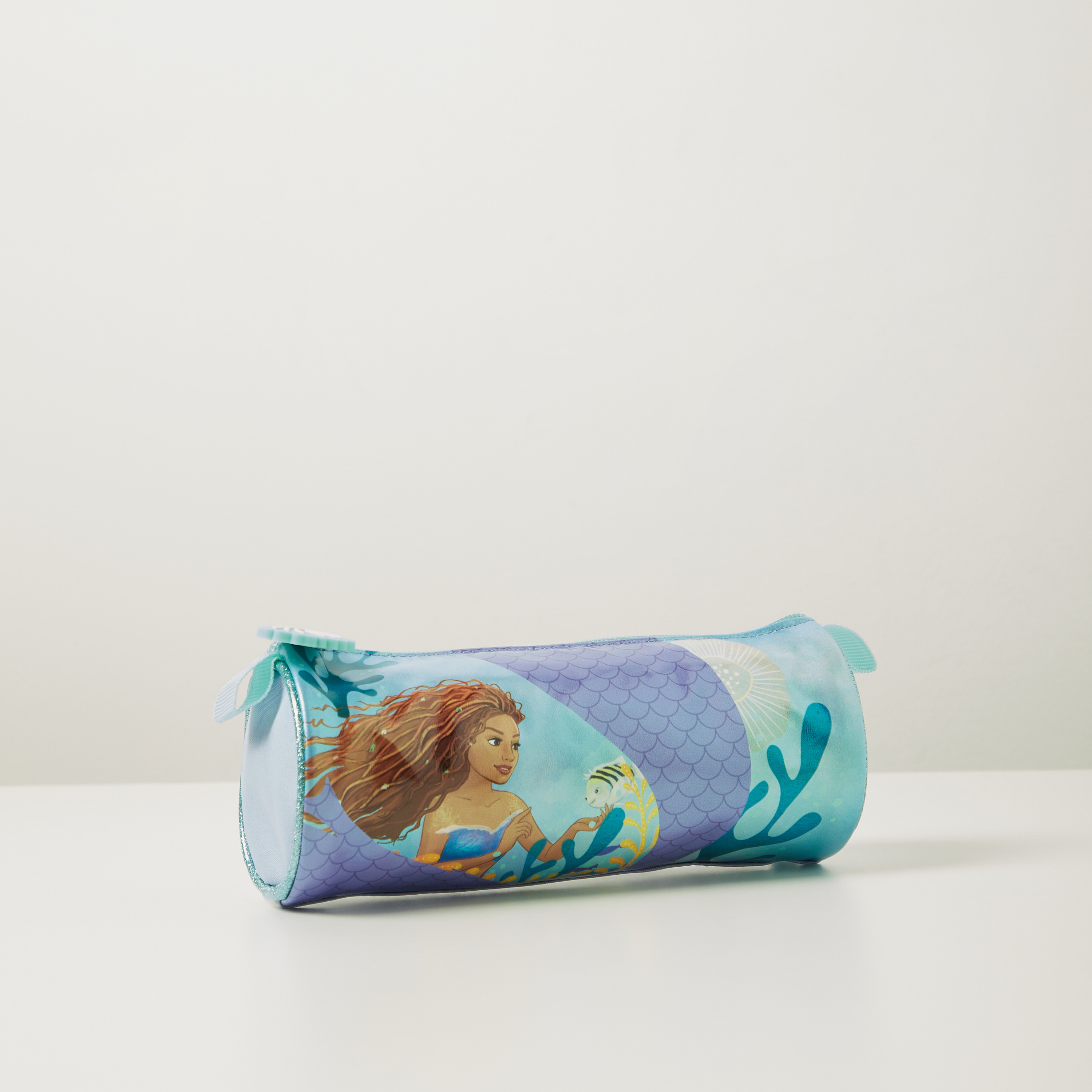 Disney Little Mermaid Print Pencil Case with Zip Closure-school-stationery-pencilcases-image-1