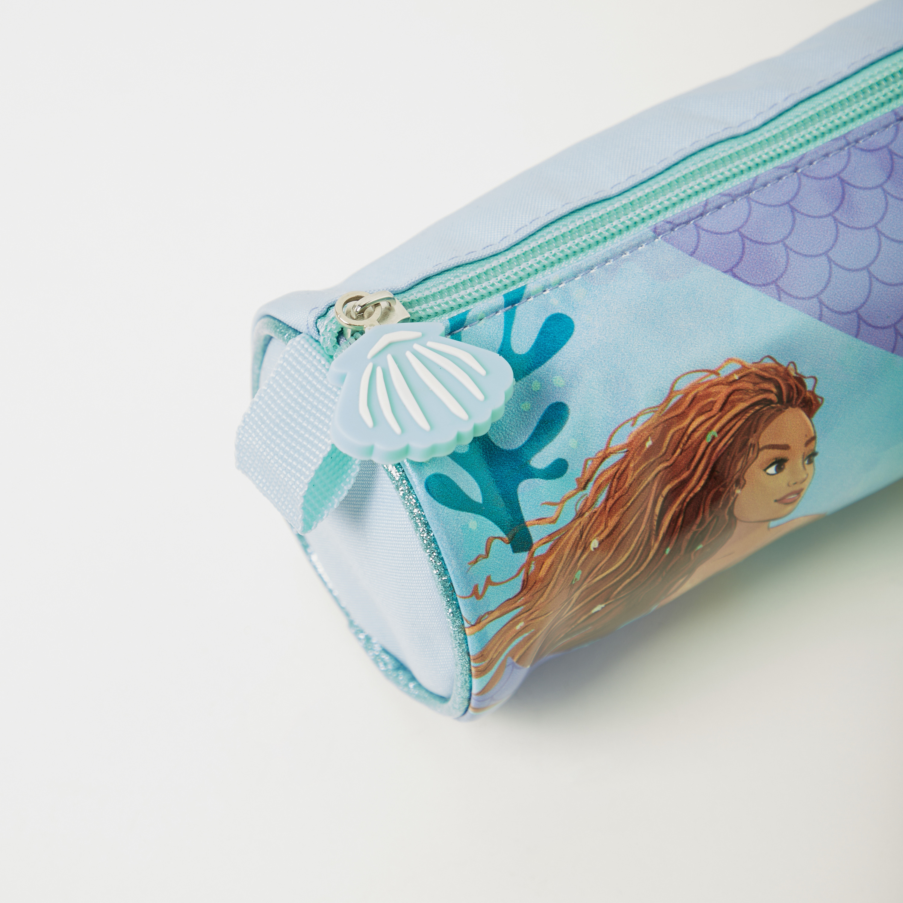 Disney Little Mermaid Print Pencil Case with Zip Closure-school-stationery-pencilcases-image-2