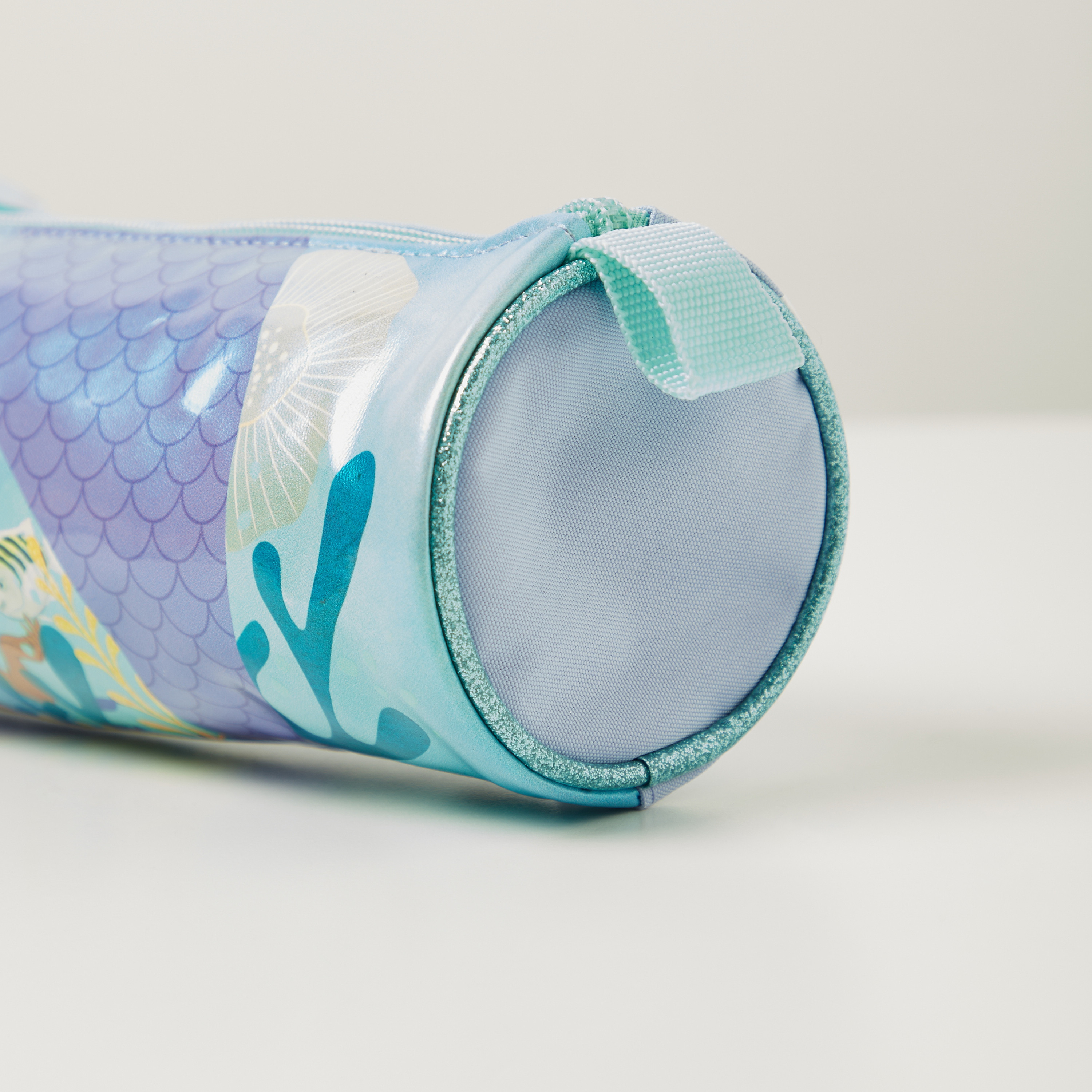 Disney Little Mermaid Print Pencil Case with Zip Closure-school-stationery-pencilcases-image-3