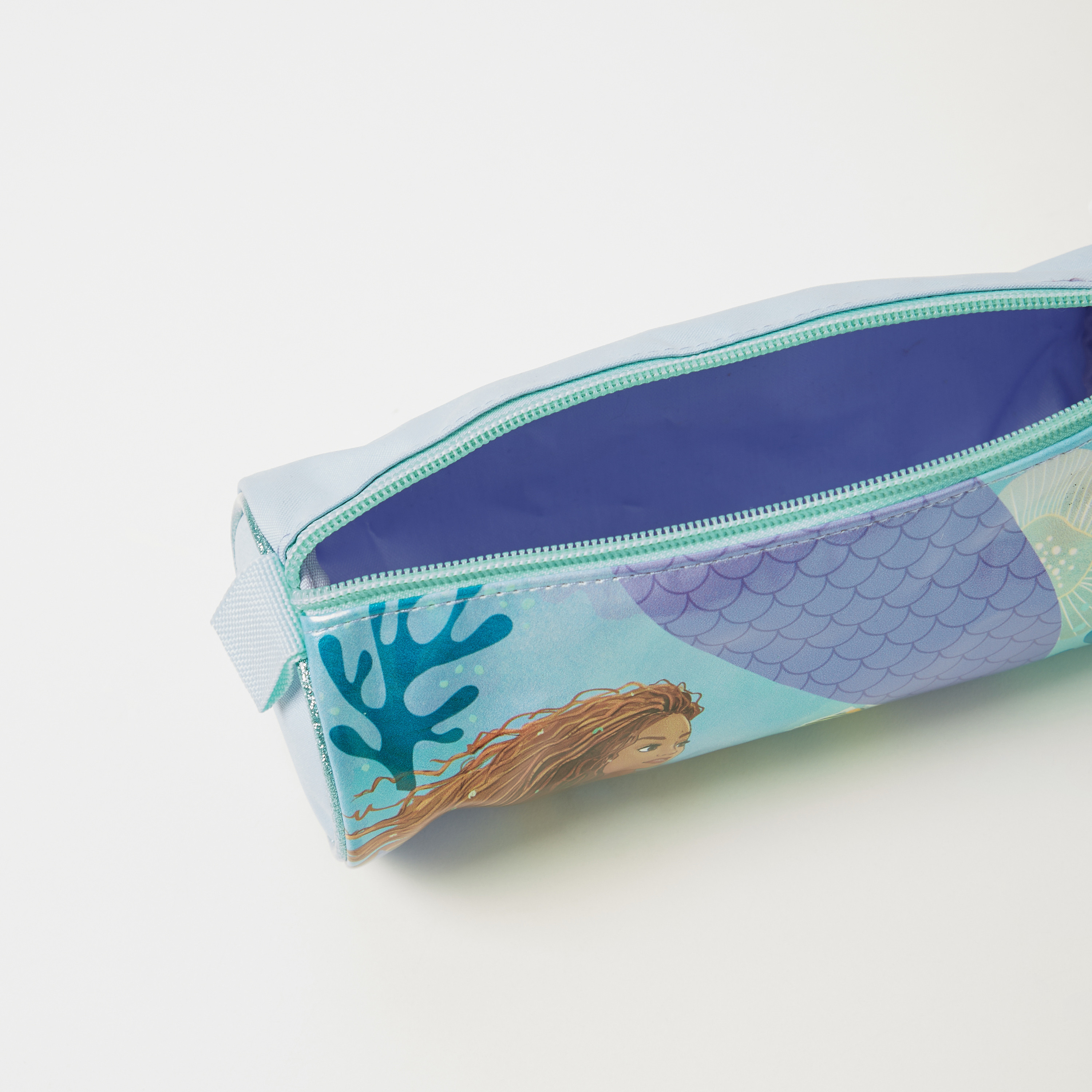 Disney Little Mermaid Print Pencil Case with Zip Closure-school-stationery-pencilcases-image-5