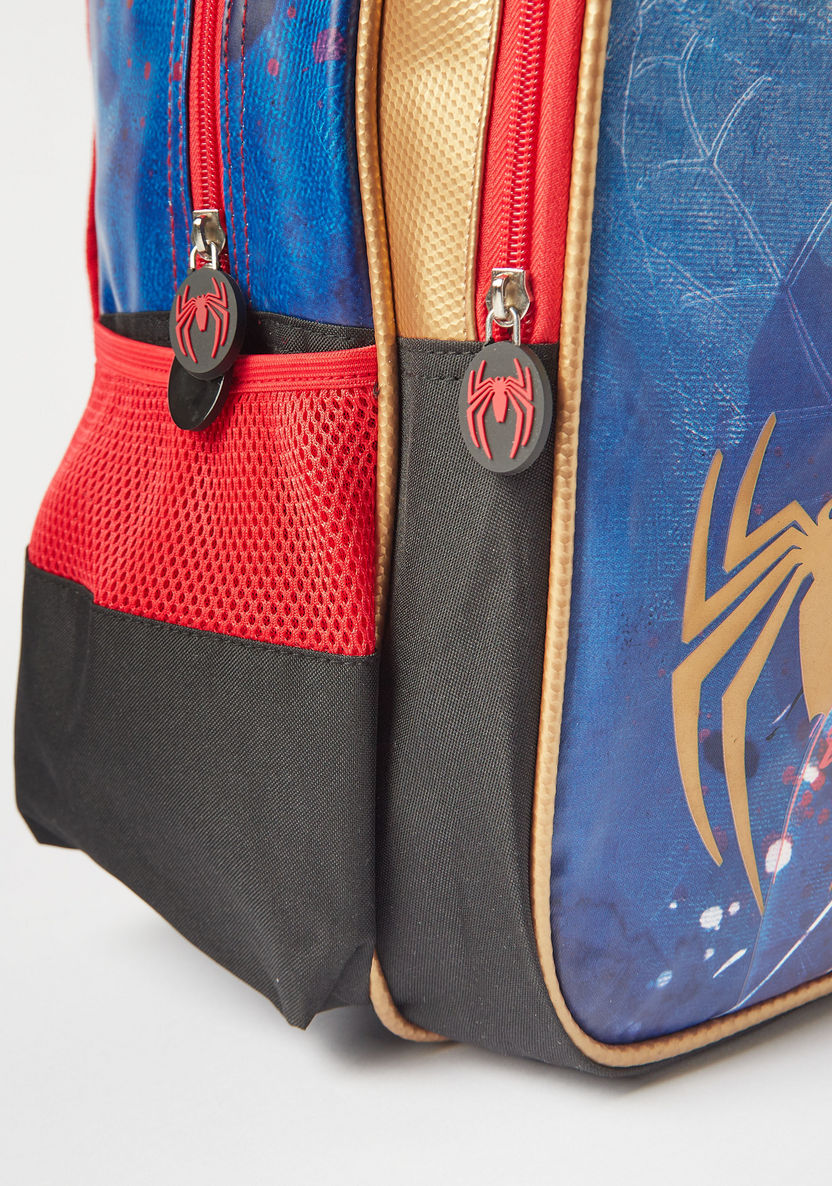 Spider-Man Print Backpack - 16 inches-Backpacks-image-3