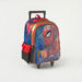 Spider-Man Print Trolley Backpack with Retractable Handle - 16 inches-Trolleys-thumbnail-2
