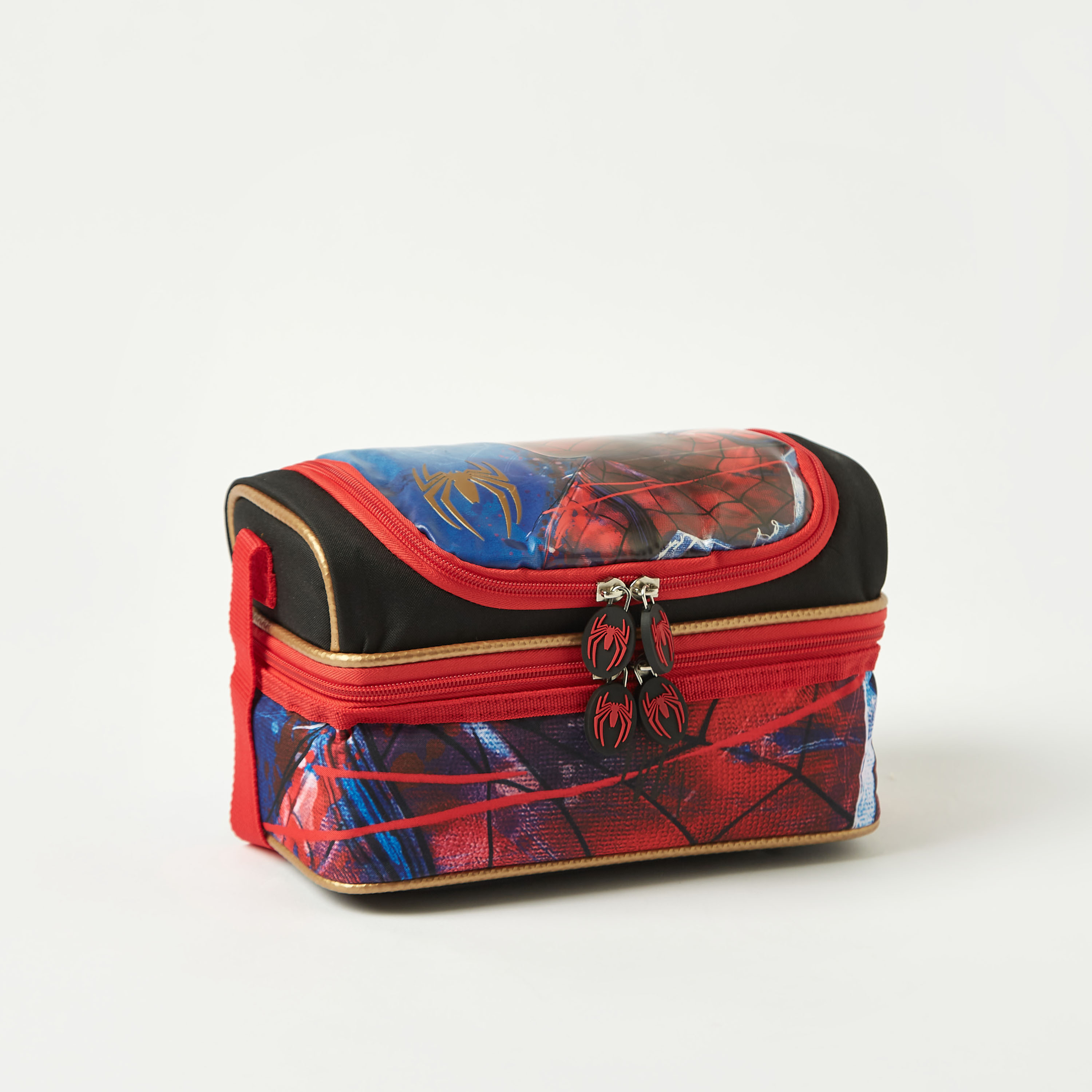 شنطة غداء بطبقتين وطبعات سبايدر مان-school-lunchessentials-lunchbags-image-3