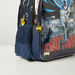 Batman Print Backpack with Adjustable Shoulder Straps - 16 inches-Backpacks-thumbnailMobile-3