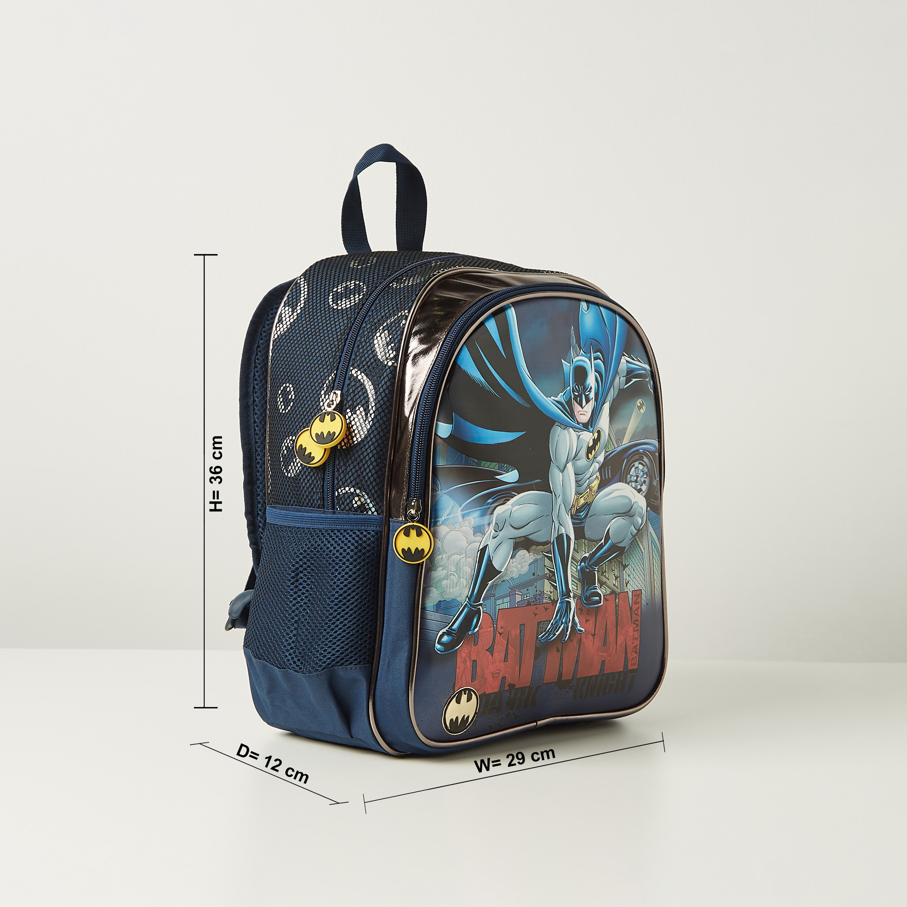 Buy Batman Printed Backpack with Adjustable Straps - 14 inches Online ...
